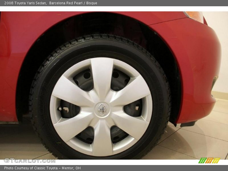 Barcelona Red Pearl / Bisque 2008 Toyota Yaris Sedan