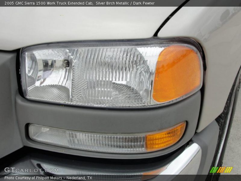 Silver Birch Metallic / Dark Pewter 2005 GMC Sierra 1500 Work Truck Extended Cab