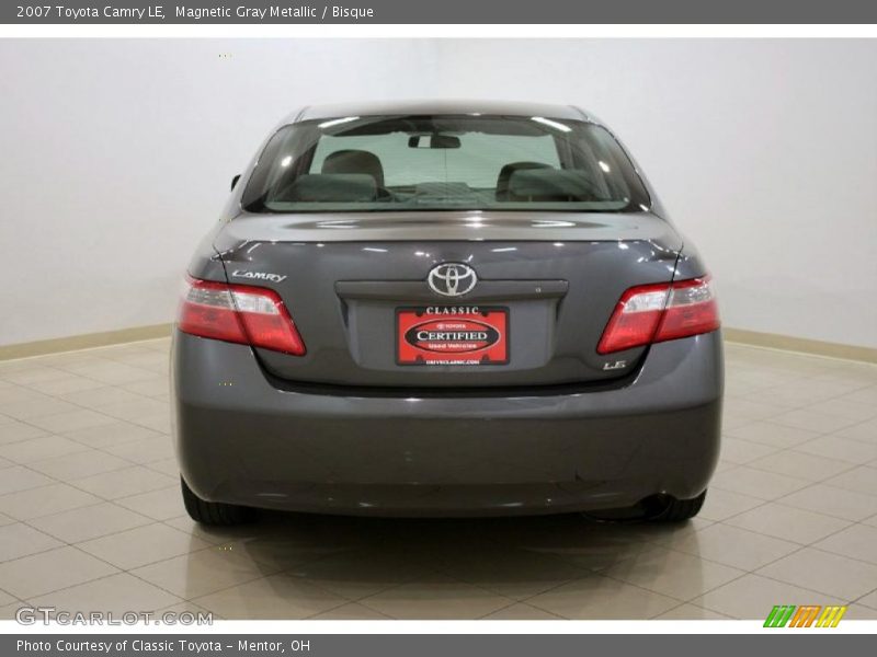 Magnetic Gray Metallic / Bisque 2007 Toyota Camry LE