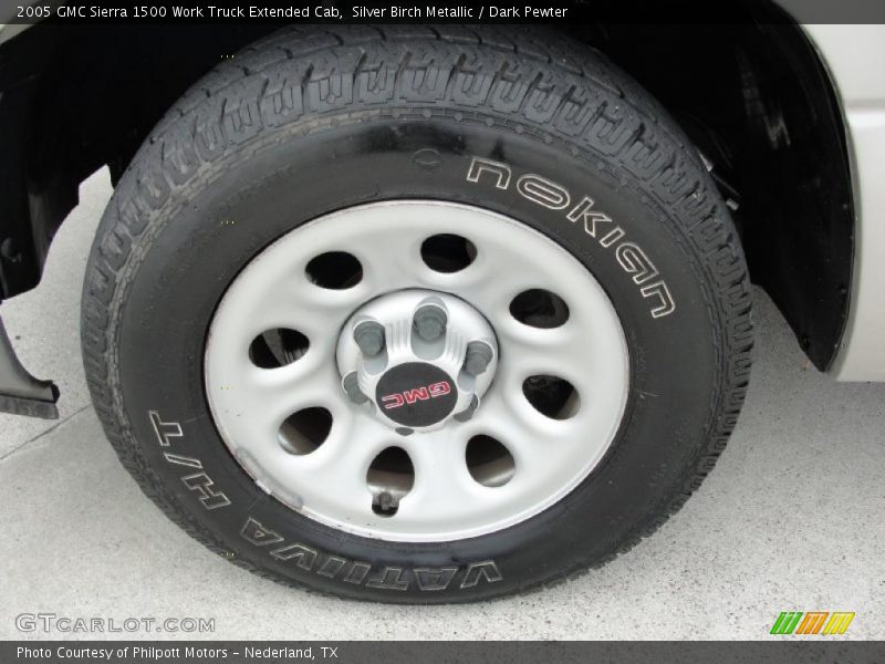Silver Birch Metallic / Dark Pewter 2005 GMC Sierra 1500 Work Truck Extended Cab
