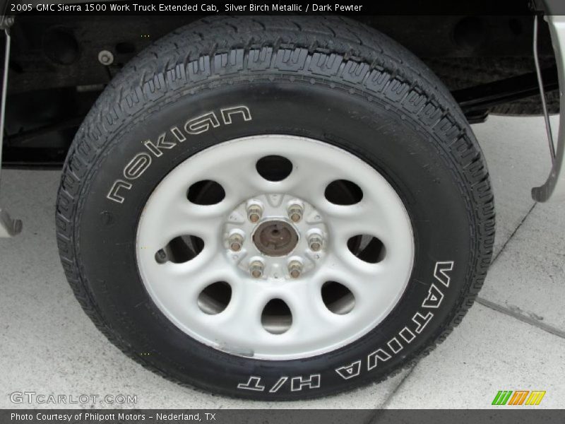 Silver Birch Metallic / Dark Pewter 2005 GMC Sierra 1500 Work Truck Extended Cab