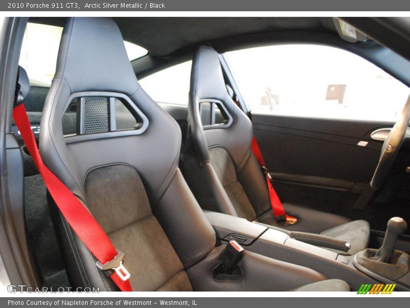 Arctic Silver Metallic / Black 2010 Porsche 911 GT3