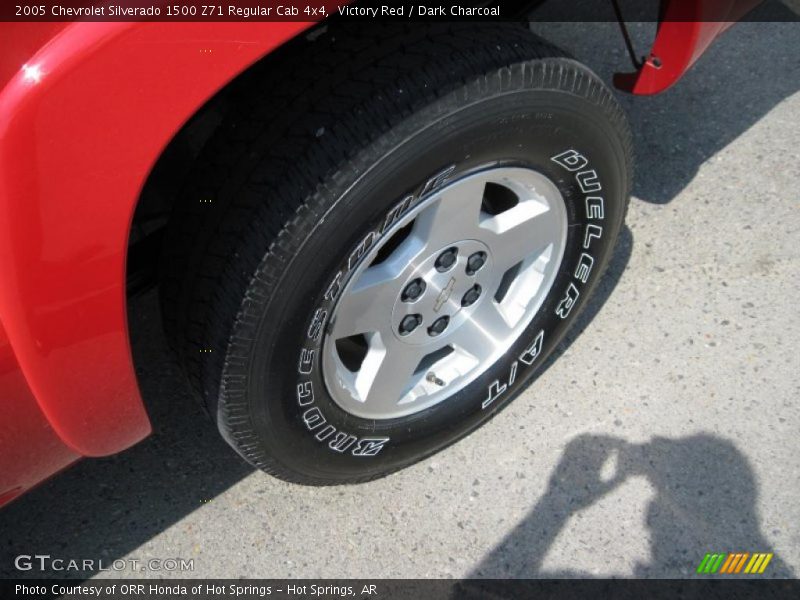 Victory Red / Dark Charcoal 2005 Chevrolet Silverado 1500 Z71 Regular Cab 4x4