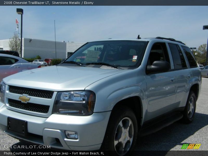 Silverstone Metallic / Ebony 2008 Chevrolet TrailBlazer LT