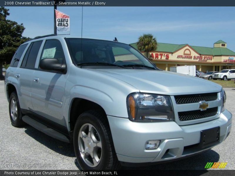 Silverstone Metallic / Ebony 2008 Chevrolet TrailBlazer LT