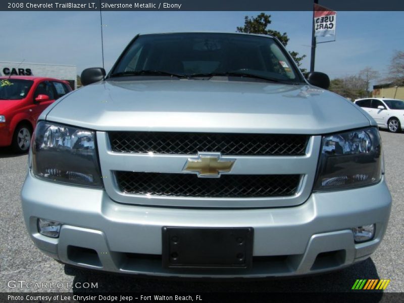 Silverstone Metallic / Ebony 2008 Chevrolet TrailBlazer LT