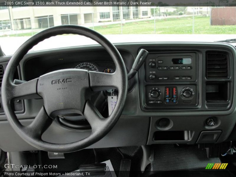 Silver Birch Metallic / Dark Pewter 2005 GMC Sierra 1500 Work Truck Extended Cab