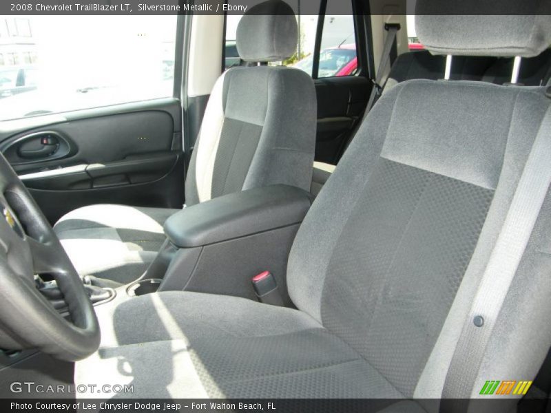 Silverstone Metallic / Ebony 2008 Chevrolet TrailBlazer LT