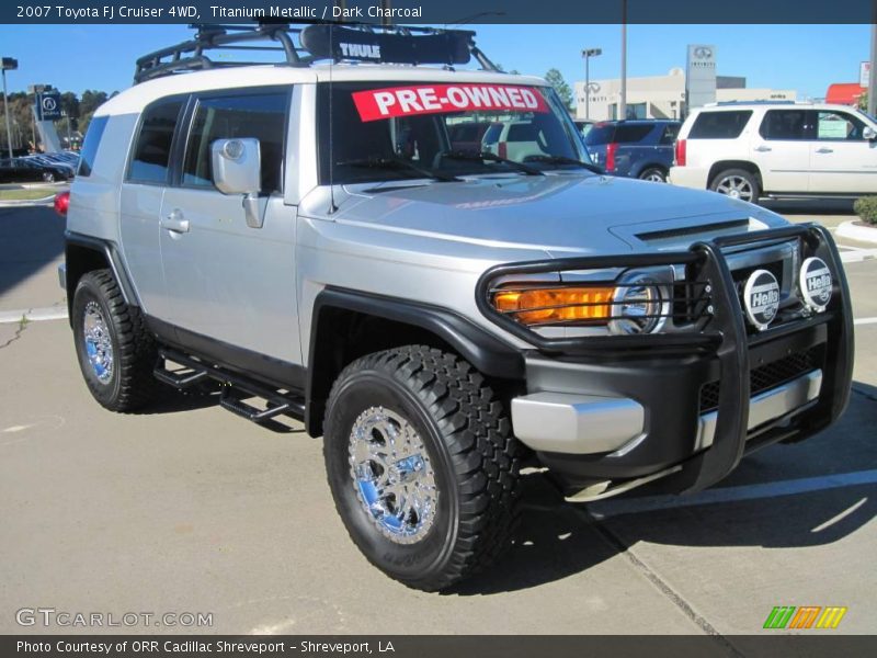Titanium Metallic / Dark Charcoal 2007 Toyota FJ Cruiser 4WD