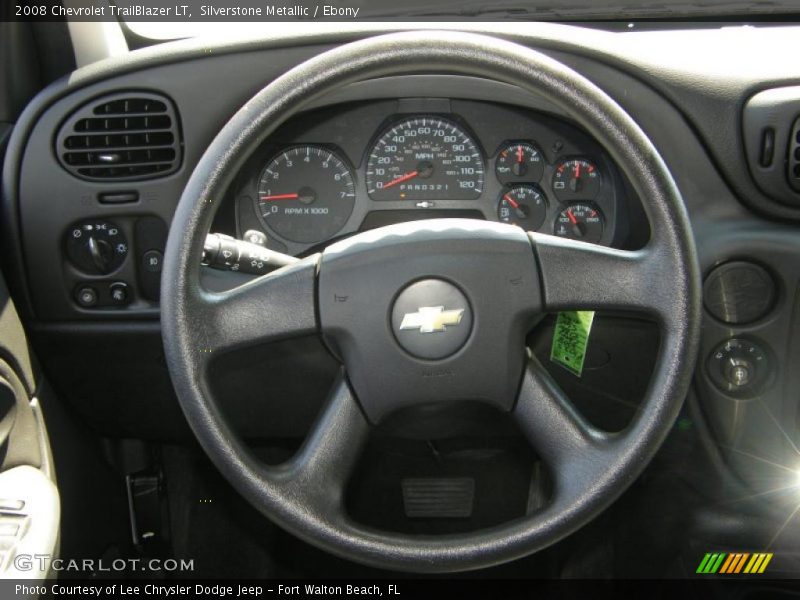 Silverstone Metallic / Ebony 2008 Chevrolet TrailBlazer LT