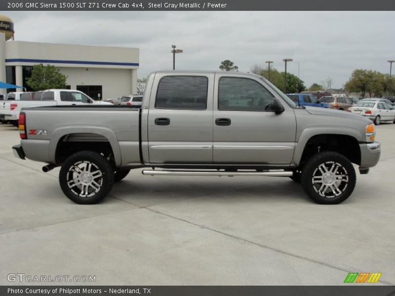 Steel Gray Metallic / Pewter 2006 GMC Sierra 1500 SLT Z71 Crew Cab 4x4