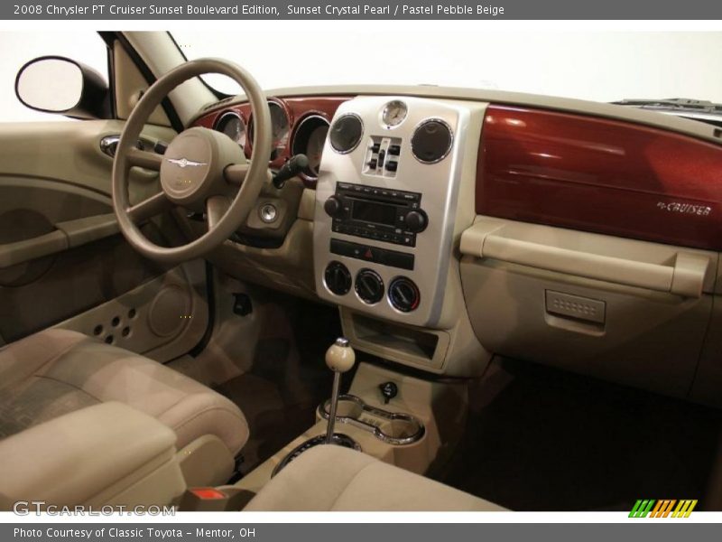 Sunset Crystal Pearl / Pastel Pebble Beige 2008 Chrysler PT Cruiser Sunset Boulevard Edition