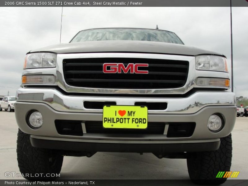 Steel Gray Metallic / Pewter 2006 GMC Sierra 1500 SLT Z71 Crew Cab 4x4