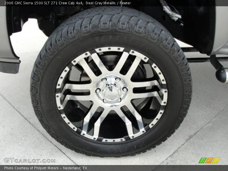 Steel Gray Metallic / Pewter 2006 GMC Sierra 1500 SLT Z71 Crew Cab 4x4