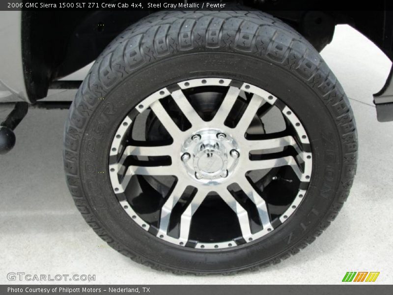 Steel Gray Metallic / Pewter 2006 GMC Sierra 1500 SLT Z71 Crew Cab 4x4