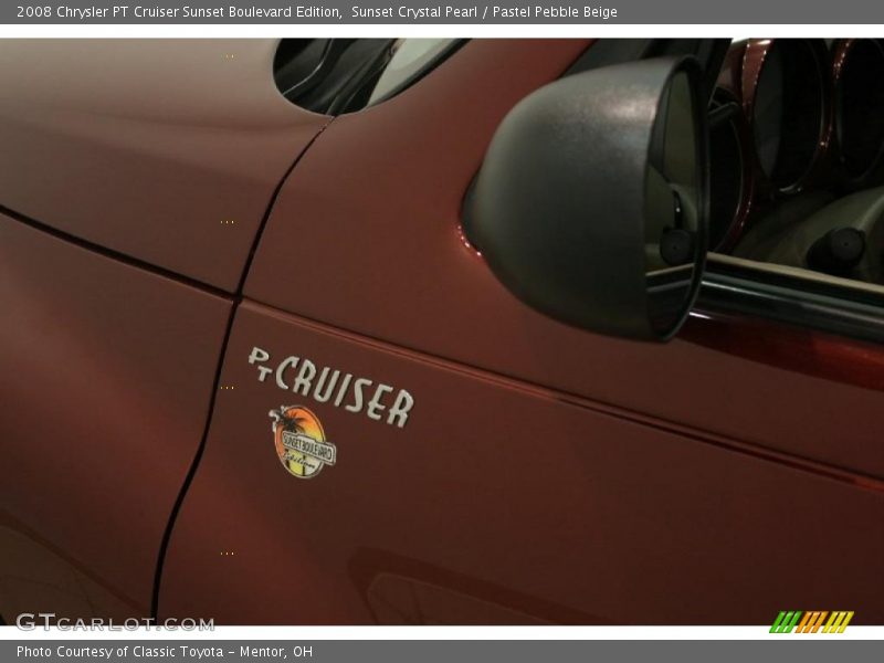 Sunset Crystal Pearl / Pastel Pebble Beige 2008 Chrysler PT Cruiser Sunset Boulevard Edition
