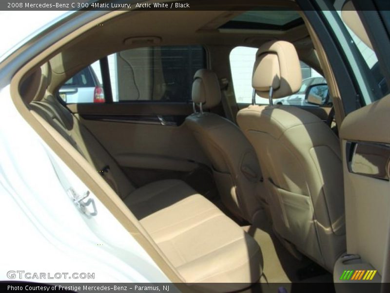 Arctic White / Black 2008 Mercedes-Benz C 300 4Matic Luxury