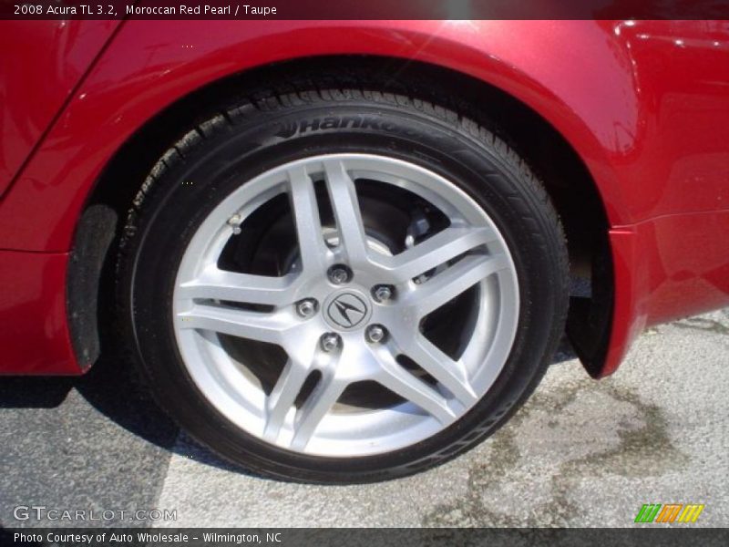 Moroccan Red Pearl / Taupe 2008 Acura TL 3.2
