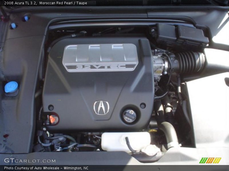 Moroccan Red Pearl / Taupe 2008 Acura TL 3.2
