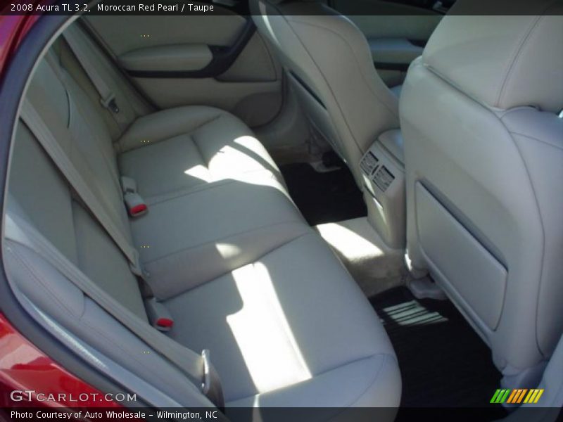 Moroccan Red Pearl / Taupe 2008 Acura TL 3.2