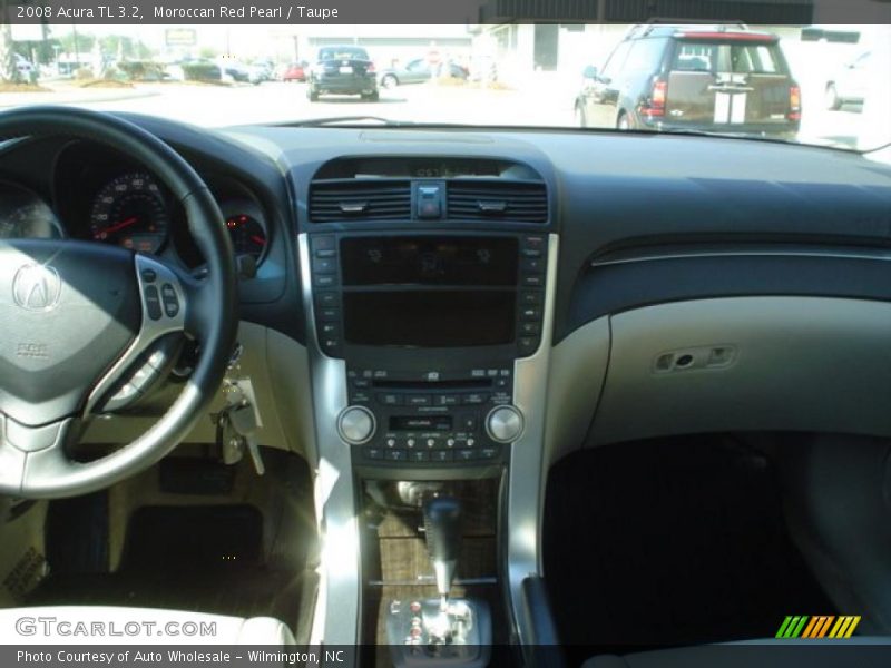 Moroccan Red Pearl / Taupe 2008 Acura TL 3.2