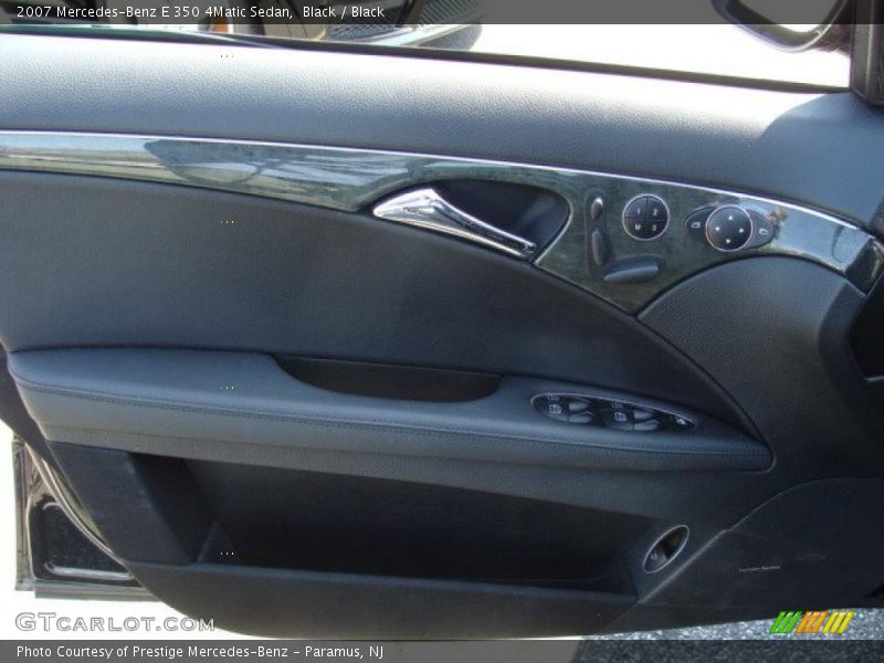 Black / Black 2007 Mercedes-Benz E 350 4Matic Sedan