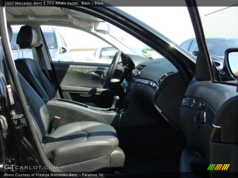 Black / Black 2007 Mercedes-Benz E 350 4Matic Sedan