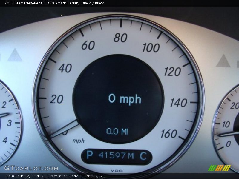 Black / Black 2007 Mercedes-Benz E 350 4Matic Sedan