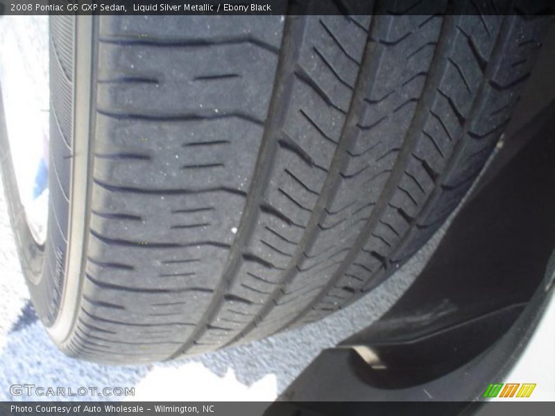 Liquid Silver Metallic / Ebony Black 2008 Pontiac G6 GXP Sedan