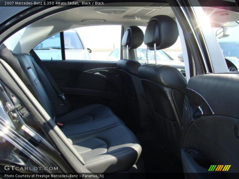 Black / Black 2007 Mercedes-Benz E 350 4Matic Sedan