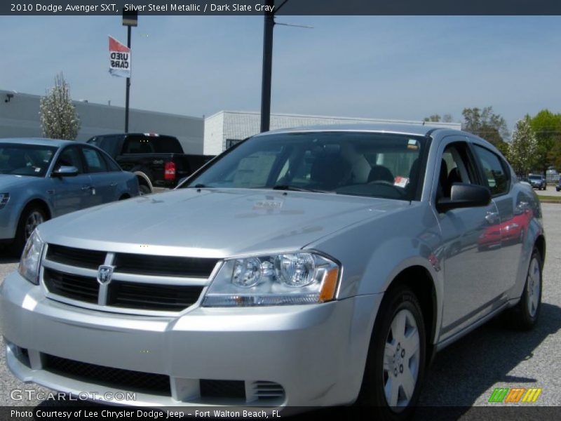 Silver Steel Metallic / Dark Slate Gray 2010 Dodge Avenger SXT