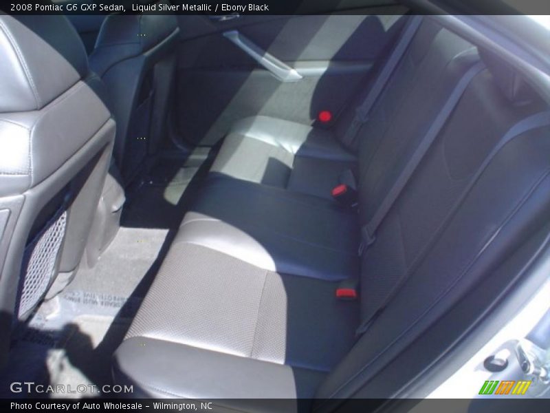 Liquid Silver Metallic / Ebony Black 2008 Pontiac G6 GXP Sedan