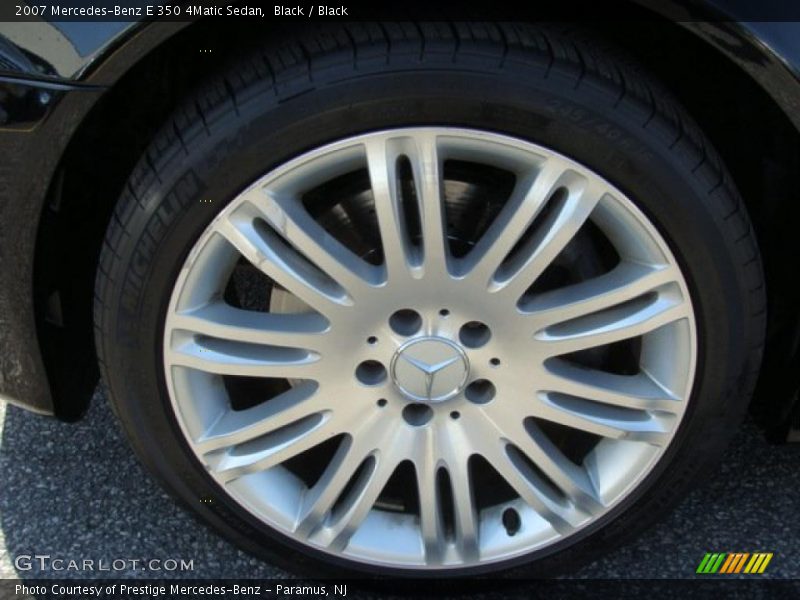 Black / Black 2007 Mercedes-Benz E 350 4Matic Sedan