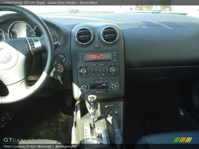 Liquid Silver Metallic / Ebony Black 2008 Pontiac G6 GXP Sedan