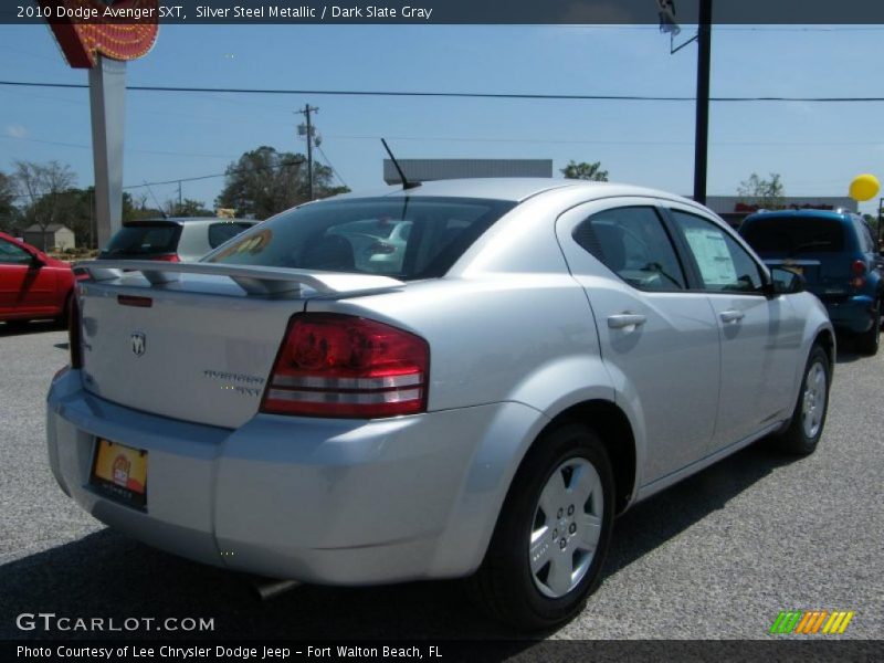 Silver Steel Metallic / Dark Slate Gray 2010 Dodge Avenger SXT