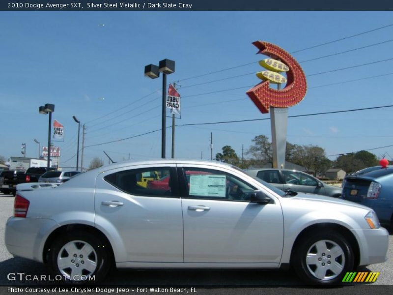 Silver Steel Metallic / Dark Slate Gray 2010 Dodge Avenger SXT