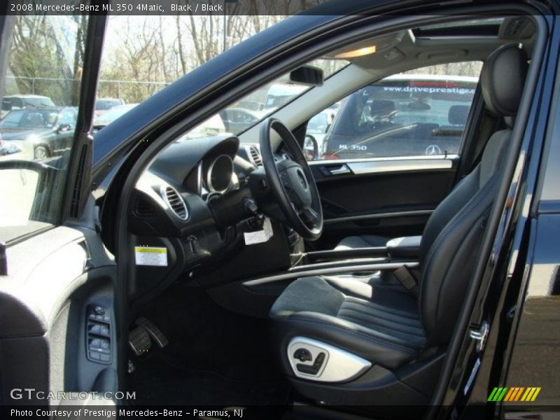 Black / Black 2008 Mercedes-Benz ML 350 4Matic