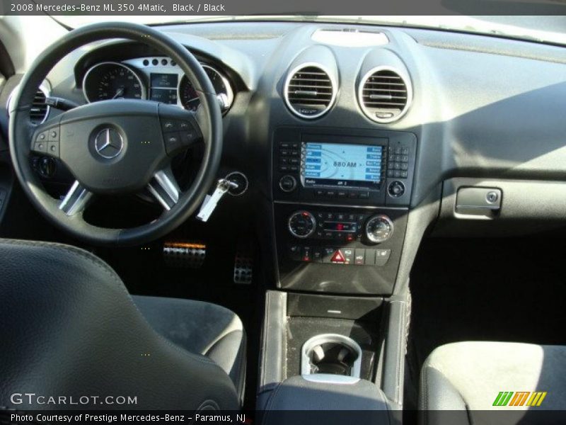 Black / Black 2008 Mercedes-Benz ML 350 4Matic