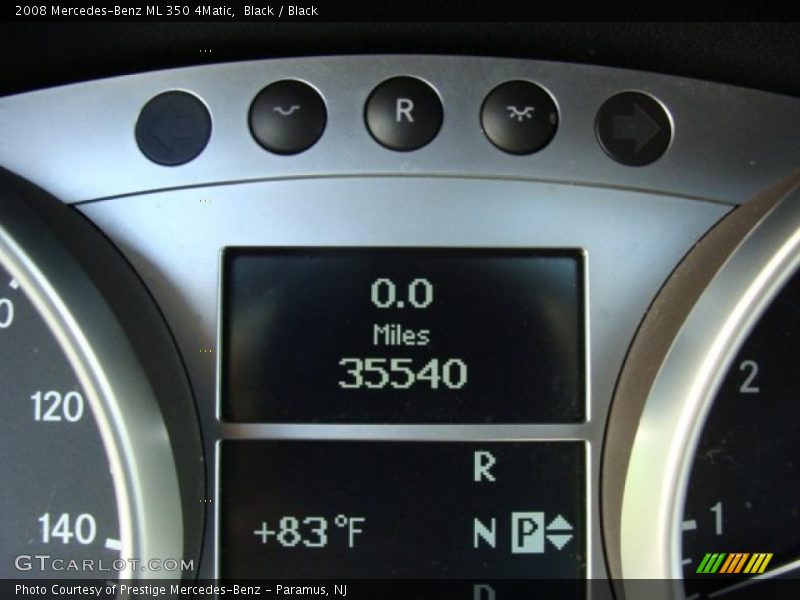 Black / Black 2008 Mercedes-Benz ML 350 4Matic