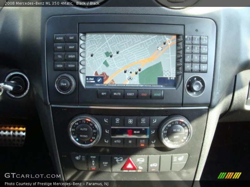 Black / Black 2008 Mercedes-Benz ML 350 4Matic