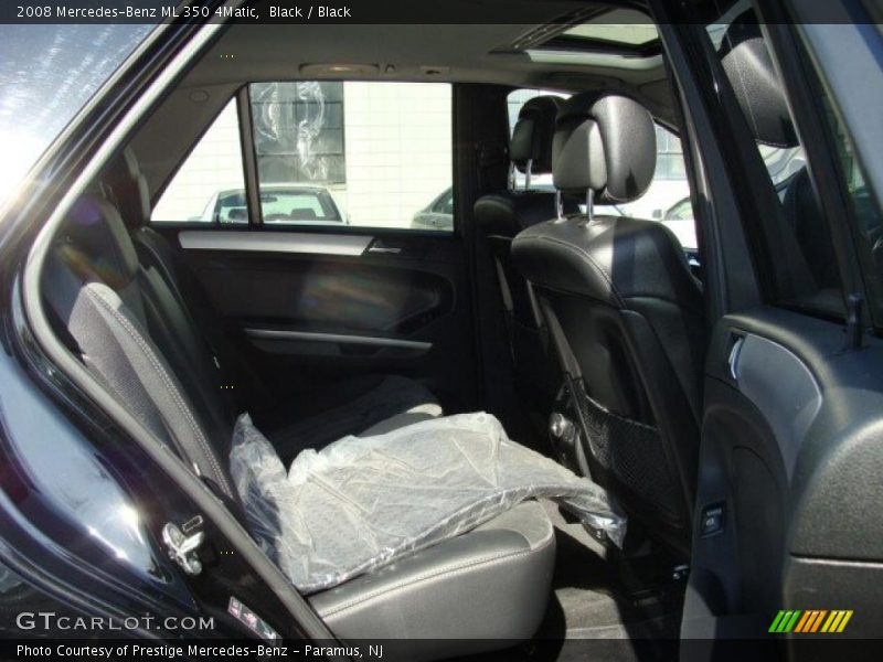 Black / Black 2008 Mercedes-Benz ML 350 4Matic