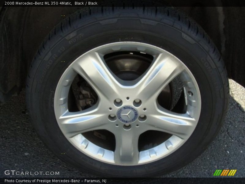 Black / Black 2008 Mercedes-Benz ML 350 4Matic