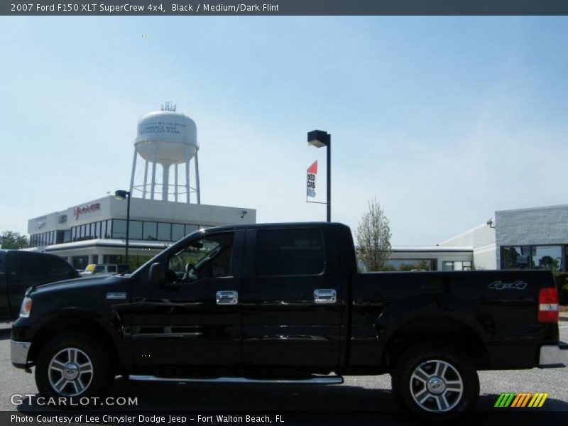 Black / Medium/Dark Flint 2007 Ford F150 XLT SuperCrew 4x4