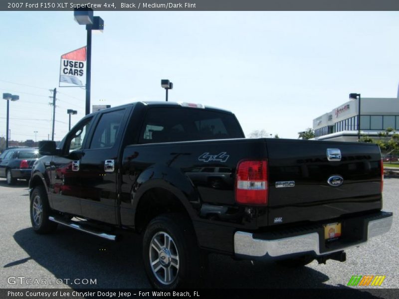 Black / Medium/Dark Flint 2007 Ford F150 XLT SuperCrew 4x4