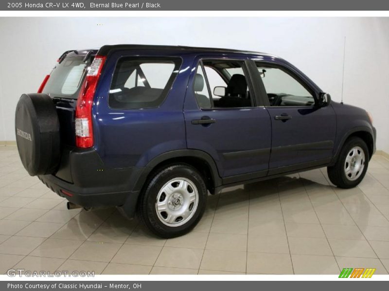 Eternal Blue Pearl / Black 2005 Honda CR-V LX 4WD