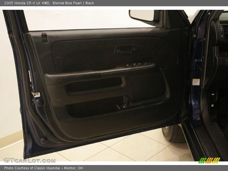 Eternal Blue Pearl / Black 2005 Honda CR-V LX 4WD