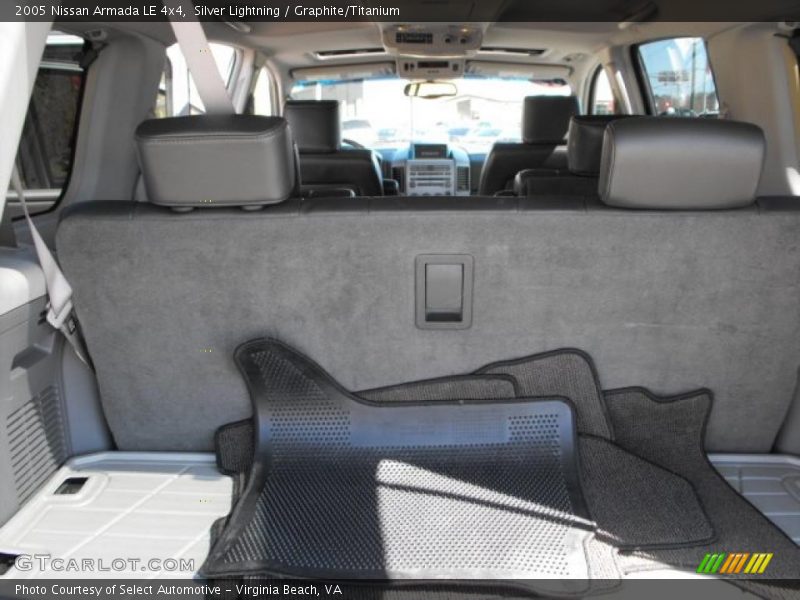Silver Lightning / Graphite/Titanium 2005 Nissan Armada LE 4x4
