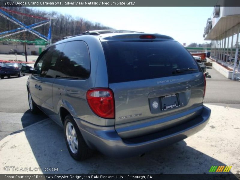Silver Steel Metallic / Medium Slate Gray 2007 Dodge Grand Caravan SXT