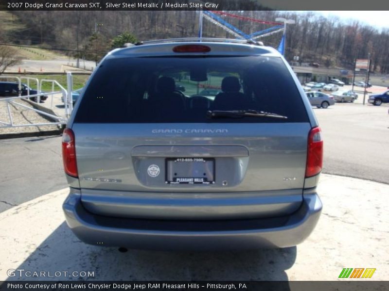 Silver Steel Metallic / Medium Slate Gray 2007 Dodge Grand Caravan SXT