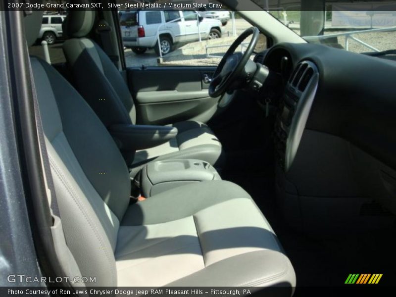 Silver Steel Metallic / Medium Slate Gray 2007 Dodge Grand Caravan SXT